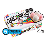 Galletas Arcoiris Fresa 5 paketines de 6 galletas 282 g