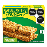 Barras de Granola Nature Valley Crunchy Miel 10 pz Nature Valley Barras de Granola Crunchy Miel con 10 pz