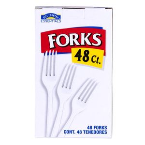 HCF Tenedores Desechables Medianos 48 pz Tenedores Desechables Medianos 48 Pz