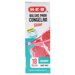 Bolsas Para Congelar Slider Mediana 18 pz Bolsas Para Congelar Slider Mediana  18 Pz